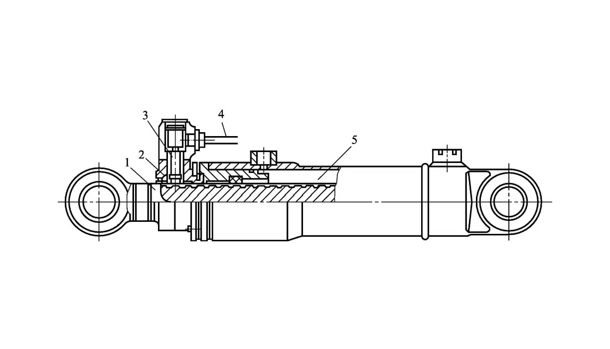 液壓缸維修之帶磁電感應式傳感器的液壓缸結構原理是怎樣的? (圖1) 液壓缸維修之帶磁電感應式傳感器的液壓缸結構原理是怎樣的? (圖1)